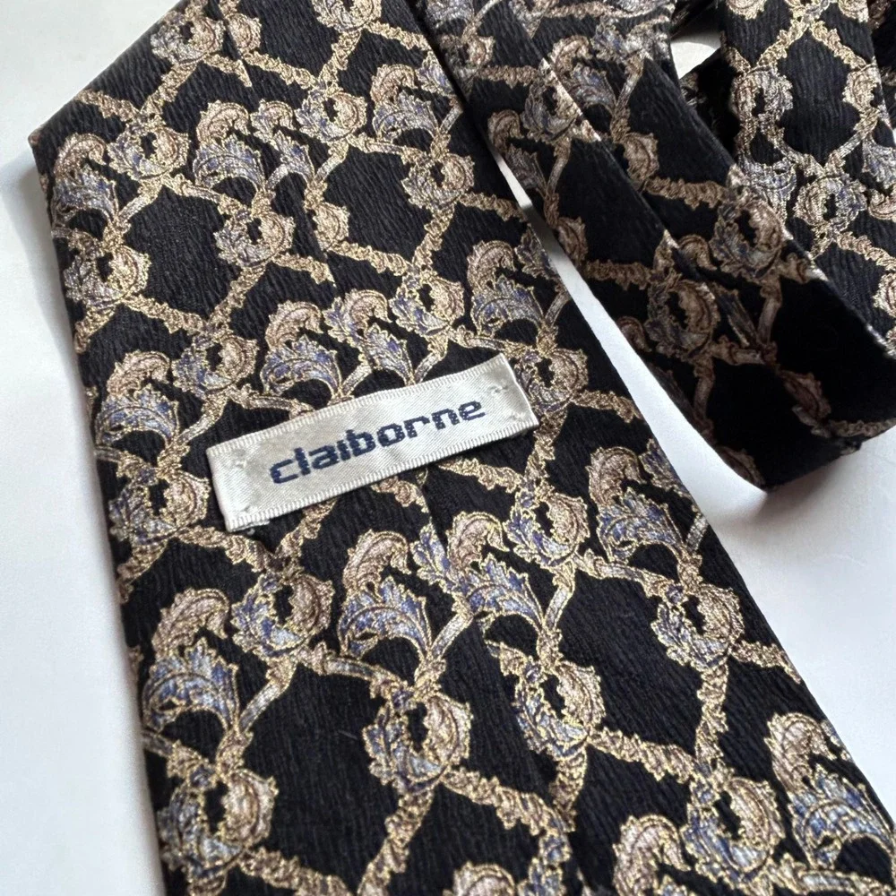 Claiborne silk necktie